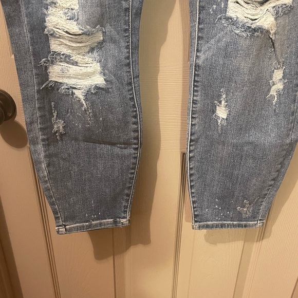 NWT Distressed Judy Blue High Waisted Skinny Fit Jeans, Size 20w - Picture 5 of 8